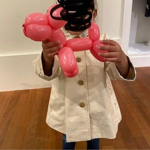 Zara Girls Hooded Trench Coat